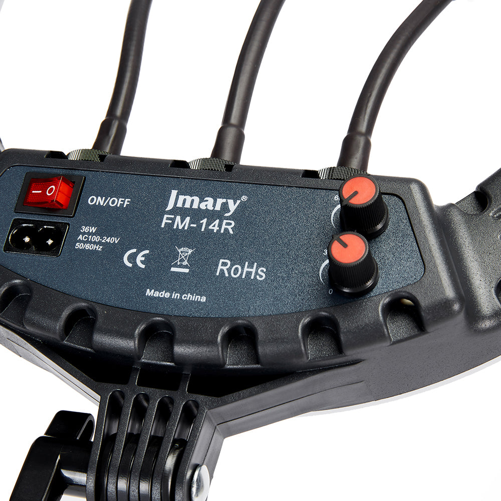 Jmary FM-14R Kumandalı 34cm Işıklı Telefon Tutucu Ring Light Jmary FM-14R Kumandalı 34cm Işıklı Telefon Tutucu Ring Light
